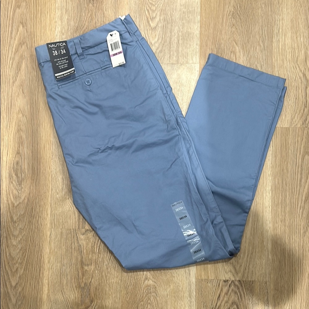 Nautica Blue Chinos Versatile Cotton Blend